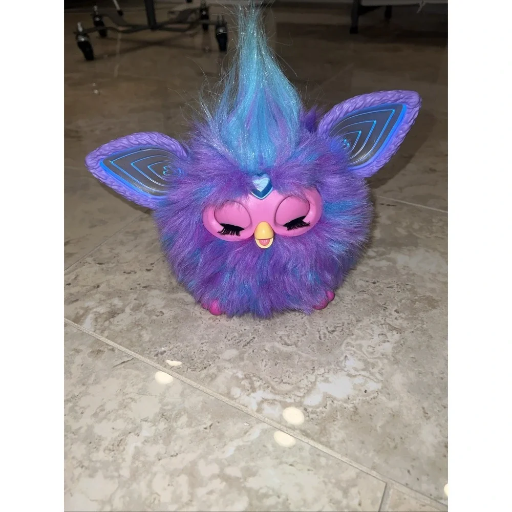 Furby Blue Purple Talking Plush‎ Interactive Electronic Toy 2023 Hasbro